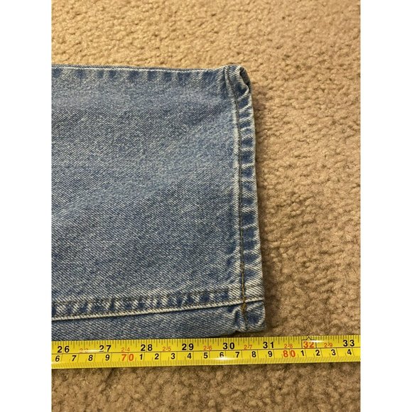 Carhartt Mens Blue Denim Jeans Light Wash Measured 40x31 - Picture 8 of 9